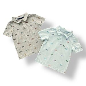 Cat & Jack | Boys’ Graphic Short Sleeve Polos (4T)